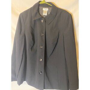 - Liz Baker Womens Plus Size 18W Black Long Lines Suit Jacket Blazer 1x